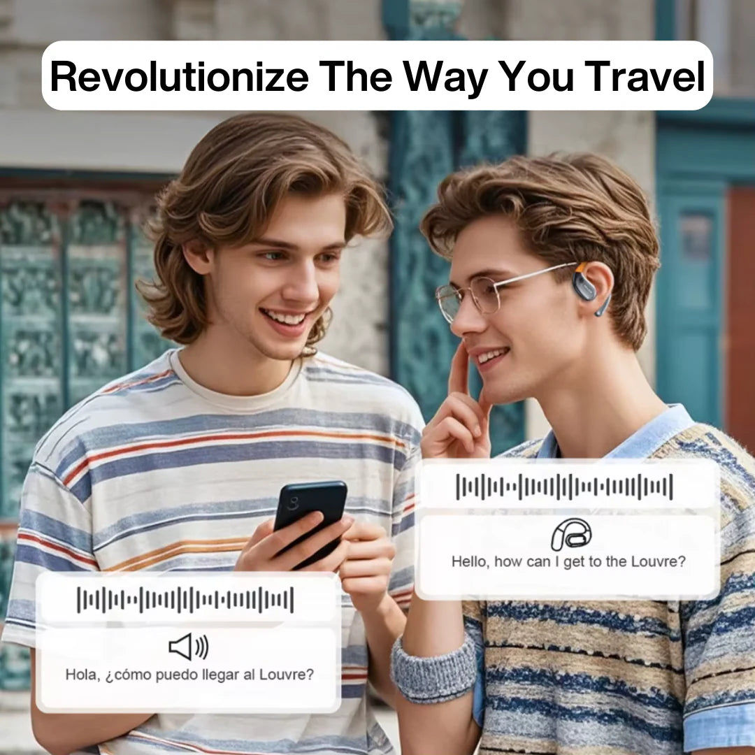 AI Translation Earbuds Real Time, Real Time Translator Headphones with 144 Languages